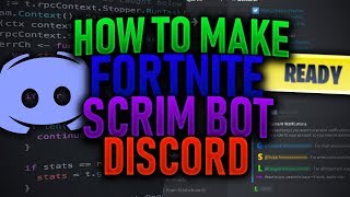 HOW TO MAKE FORTNITE SCRIM BOT DISCORD - PART 4 (start command)