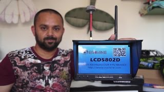 Eachine LCD5802D 5.8G 40CH 7 Inch FPV Monitor with DVR