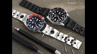 Tribute to Seiko 6139-8020 - Rollball Rally Racing Bracelet | Seiko SKX007 & SRP777 Mods