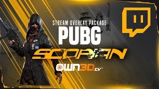 PUBG Twitch Stream Overlay Pack | Direct Download | own3d.tv
