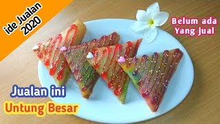 Jualan ini Untung Besar | Jajanan Anak Sekolah | ide Jualan 2020 | Rainbow Cake Goreng