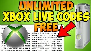 How to Get Unlimited Free Xbox Live Codes (Updated August  2018) Latest Method!