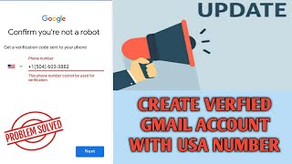 How to create verified gmail account with usa number 2018 New update
