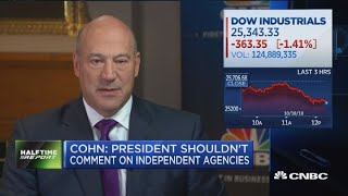 Gary Cohn: Trump wants to grow the US economy.
