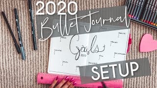 2020 Bullet Journal Setup & Plan with Me