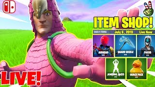 Nintendo Switch Player! // ITEM SHOP JULY 6, 2019 // (Fortnite Battle Royale LIVE)