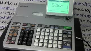 Casio SE-S400 / SE-S800 / SE-S900 / SE-S3000 Program Scan Of Non-EAN Products or PLU's