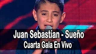 Juan Sebastían - Sueño (Fonseca) | (Programa 10) 4ta Gala Factor X Kids Ecuador 2015