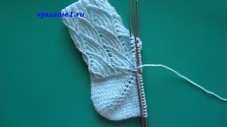 Как вязать пятку носка. Часть I. Верхняя часть пятки.
