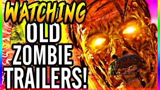 WATCHING OLD TRAILERS!!!! ~ Call of Duty WaW, Black Ops & Black Ops 2 Zombie Trailers!