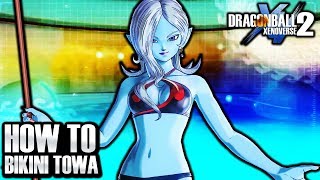 HOW TO GET NEW SWIMSUIT TOWA! Dragon Ball Xenoverse 2 Free Swimsuit Towa Costume Info! (DLC Pack 7)