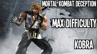 Mortal Kombat Deception - Kobra - No Matches Lost - Max Difficulty (Commentary)