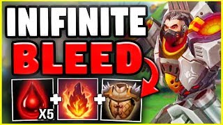 INFINITE BLEED DARIUS! UNLIMITED BLEED DAMAGE WITH THIS DARIUS BUILD! - League of Legends