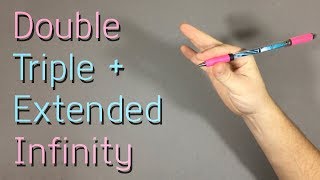Double, Triple + Extended Infinity – Обучение Pen Spinning для Начинающих