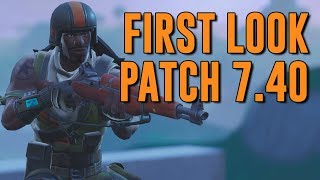 The BIGGEST Change in Fortnite HISTORY! | Patch Notes v7.40 | First Look at NEW Infantry Rifle