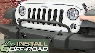 Jeep Wrangler Rugged Ridge Light Guard Kit 10-Piece Textured Black 2007-2018 Installation