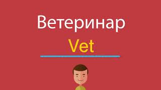 Ветеринар по-английски