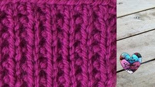 Point fausses côtes anglaises tricot
