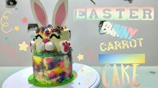CARROT CAKE //Easter bunny cake \\ Pastel de conejo
