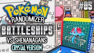 Pokemon Randomizer Battleships vs Shenanagans | Pokemon Crystal #5