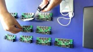 SELFROG AVR ISP STANDALONE PROGRAMMER Battery powered demonstration