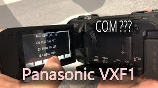 Panasonic HC-VXF1 : PAL to NTSC, Remove COM message!