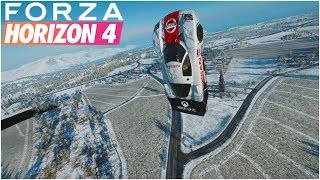 THIS FUN GLITCH WILL LAUNCH YOU ACROSS THE MAP AT 580MPH!! - Forza Horizon 4 Launch Glitch