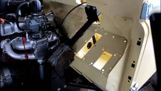 Спецпроект Land Rover Series III 1982 года НАЧАЛО # 22 установка пола, педалей, вакуума