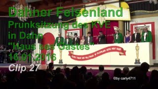 Prunksitzung des KVE Dahn im Haus des Gastes im Dahner Felsenland CLIP 27   16.1.2016