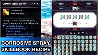 Corrosive Spray Skillbook Recipe - Divinity Original Sin 2