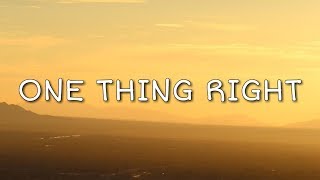 Marshmello & Kane Brown - One Thing Right (Lyrics)