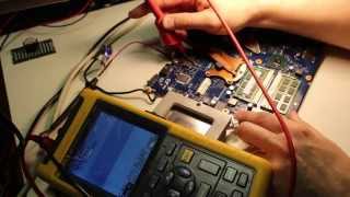 027 Диагностика и поиск неисправности Samsung R-580, ремонт ноутбука