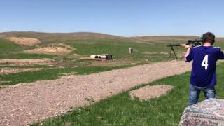 СКС, стрельба на 50-100 метров.