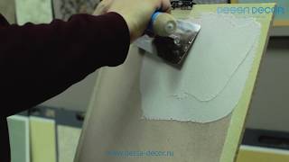 DESSA DECOR. Нанесение штукатурки под натуральный камень "Модена"
