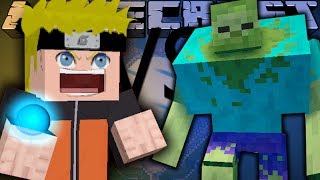 НАРУТО ПРОТИВ ЗОМБИ МУТАНТА! Битва мобов в Minecraft! "Mob Battle"