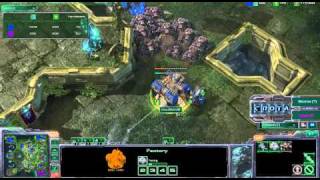 StarCraft 2 - SC228 - Morrow (T) vs jimpo (T) on Kulas Ravine Part 2