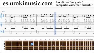 Tutorial de Banjo (Tenor irlandés) DJ Khaled, Justin Bieber - No Brainer Clases Notas um-ih927