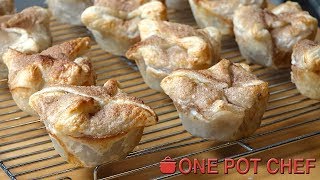 Cheater’s Mini Apple Pies | One Pot Chef