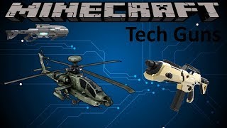 TECH GUNS MOD - MINECRAFT 1.12.2 (MOD SHOWCASE)