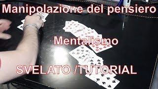 Mentalismo - manipolazione del pensiero (SVELATO) TUTORIAL