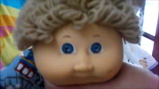 How to de-fuzz Cabbage Patch Kids yarn hair defuzzing trim tutorial