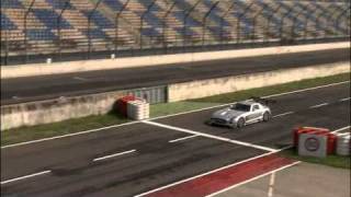 Mercedes Benz SLS AMG GT3 Test run Eurospeedway Lausitz