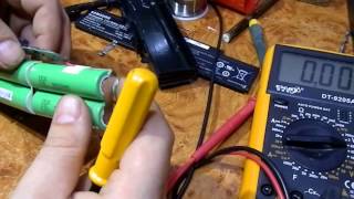 Разборка аккумулятора от ноутбука Samsung AA-PB9NC6B