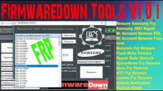 FirmwareDown Tool V1.0.1 Remove Any Frp,MI Account,Repair Xiaomi IMEII