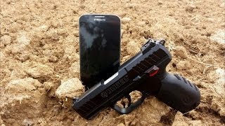 CAN A CELL PHONE SAVE YOUR LIFE? .22lr VS SAMSUNG GALAXY S4.
