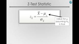 The Logic of Hypothesis Testing - Test Statistic (Module 1 7 7)