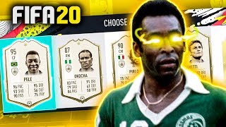 ABSURDO! MONTEI O DRAFT DOS ICONS E FIZ O GOL DO SECULO! FUT DRAFT FIFA 20!!!