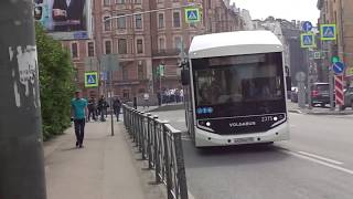 Электробус Санкт-Петербурга 9-4: Volgabus-5270.E0 б.2375 по №128 (21.05.19)