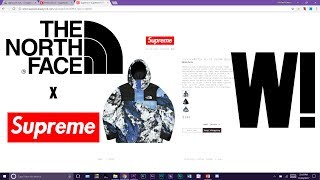 Supreme x FW17 North Face LIVE COP + BIGGEST W of my LIFE! We Cooked Mountain Parka