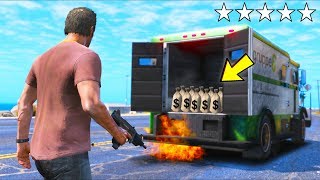How much money do Armored Trucks carry?! (GTA 5 Mods Gameplay)